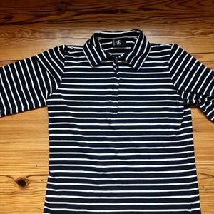 Bogner stripped quarter zip.